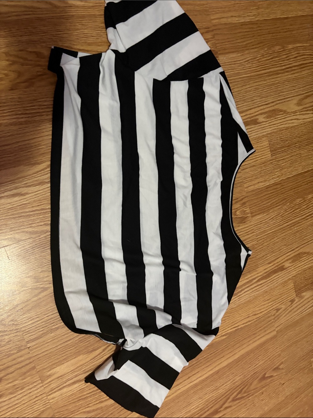 Black and White Striped Top - Classic Breton Style